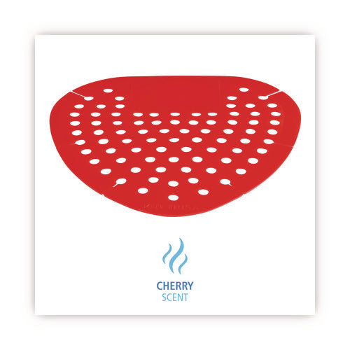 Image of Boardwalk® Deodorizing Urinal Screen, Cherry Scent, Red, Dozen