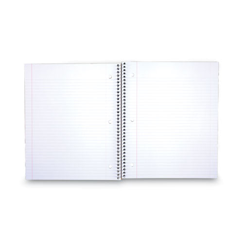 Image of Five Star® Wirebound Notebook, 1-Subject, Medium/College Rule, Black Cover, (100) 11 x 8.5 Sheets