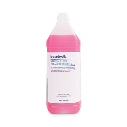 Image of Boardwalk® Neutral Floor Cleaner Concentrate, Lemon Scent, 1 Gal Bottle