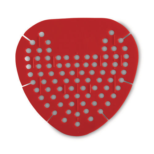 Image of Boardwalk® Deodorizing Urinal Screen, Cherry Scent, Red, Dozen