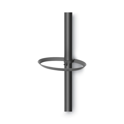 Image of Alba Festival Coat Stand with Umbrella Holder, Five Knobs, 14w x 14d x 73.67h, Black