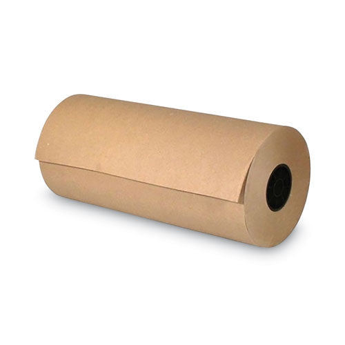 Image of Universal® High-Volume Heavyweight Wrapping Paper Roll, 50 lb Wrapping Weight Stock, 24" x 720 ft, Brown