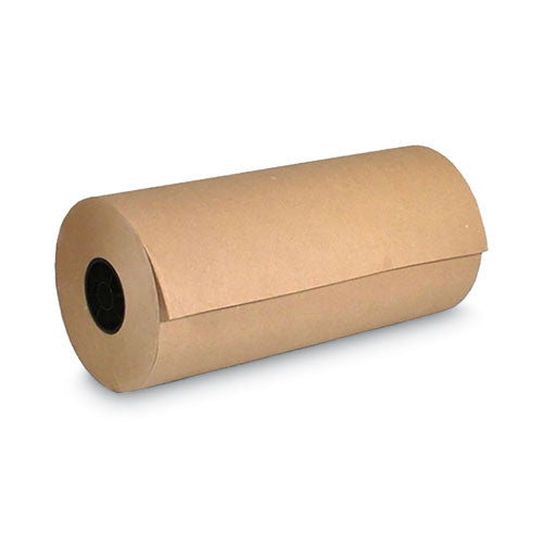 Image of Universal® High-Volume Heavyweight Wrapping Paper Roll, 50 lb Wrapping Weight Stock, 24" x 720 ft, Brown