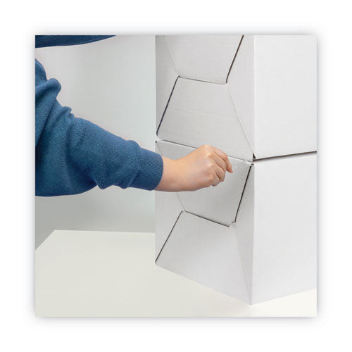 Image of Bankers Box® Stor/drawer Steel Plus Extra Space-Savings Storage Drawers, Letter Files, 14" X 25.5" X 11.5", Kraft/green, 6/carton