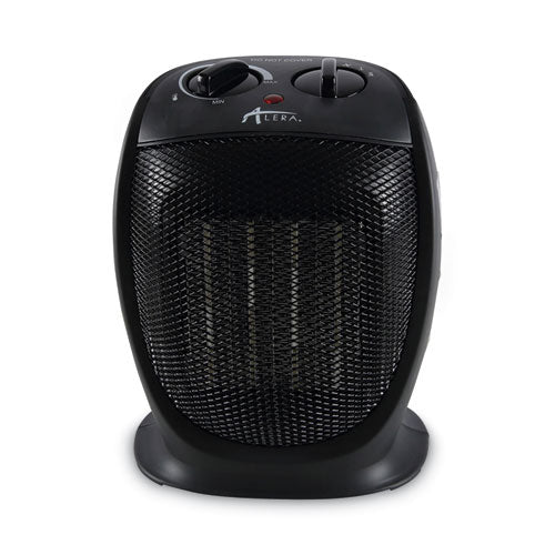 Image of Alera® Ceramic Heater, 1,500 W, 7.12 x 5.87 x 8.75, Black