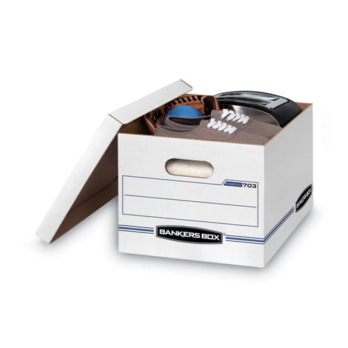 Image of Bankers Box® Stor/file Basic-Duty Storage Boxes, Letter/legal Files, 12.5" X 16.25" X 10.5", Kraft/green, 12/carton