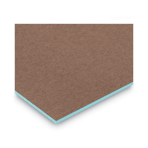 Image of Universal® Colored Perforated Ruled Writing Pads, Wide/legal Rule, 50 Blue 8.5 X 11 Sheets, Dozen