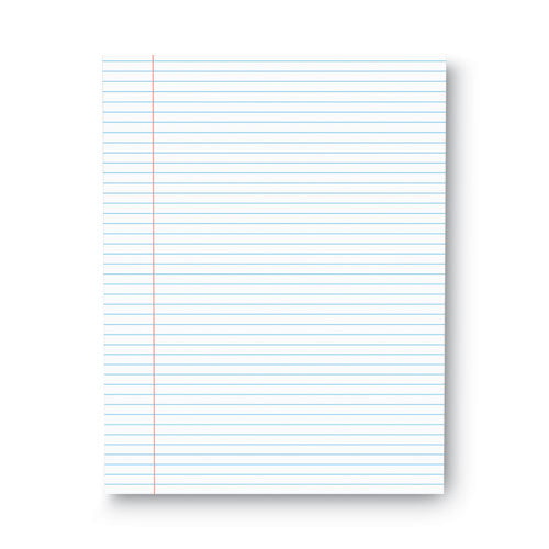 Image of Universal® Glue Top Pads, Narrow Rule, 50 White 8.5 X 11 Sheets, Dozen