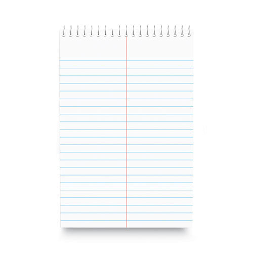 Image of Universal® Steno Pads, Gregg Rule, Red Cover, 80 White 6 X 9 Sheets