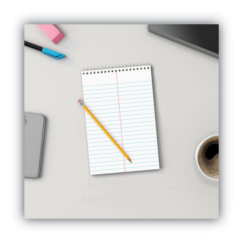Image of Universal® Steno Pads, Gregg Rule, Red Cover, 80 White 6 X 9 Sheets, 6/pack