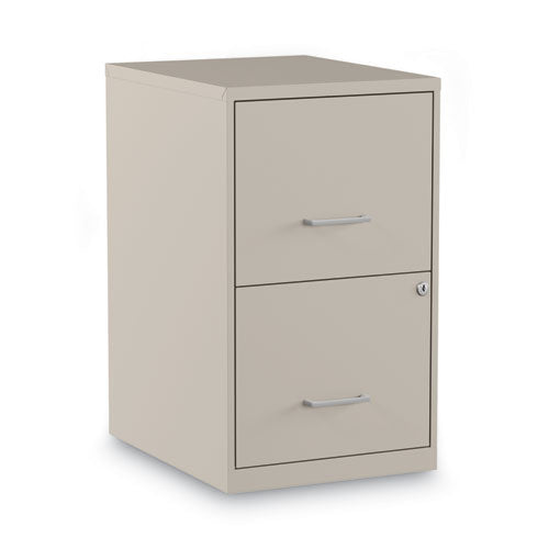 Image of Alera® Soho Vertical File Cabinet, 2 Drawers: File/file, Letter, Putty, 14" X 18" X 24.1"