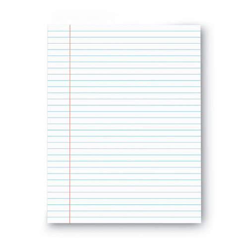 Image of Universal® Glue Top Pads, Wide/legal Rule, 50 White 8.5 X 11 Sheets, Dozen