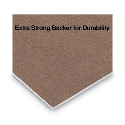 Image of Universal® Premium Ruled Writing Pads With Heavy-Duty Back, Wide/legal Rule, Black Headband, 50 White 8.5 X 11 Sheets, 12/pack