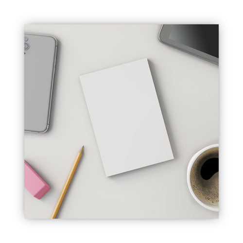 Image of Universal® Scratch Pads, Unruled, 4 x 6, White, 100 Sheets, 12/Pack