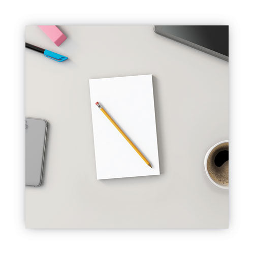 Image of Universal® Scratch Pads, Unruled, 5 x 8, White, 100 Sheets, 12/Pack