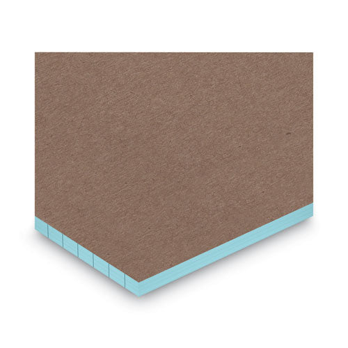 Image of Universal® Colored Perforated Ruled Writing Pads, Narrow Rule, 50 Blue 5 X 8 Sheets, Dozen