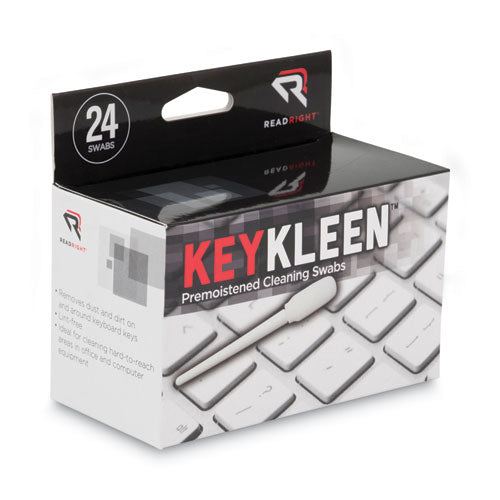 Image of Read Right® Keykleen Premoistened Cleaning Swabs, 24/box