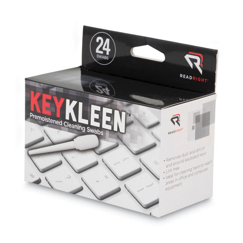 Image of Read Right® Keykleen Premoistened Cleaning Swabs, 24/box