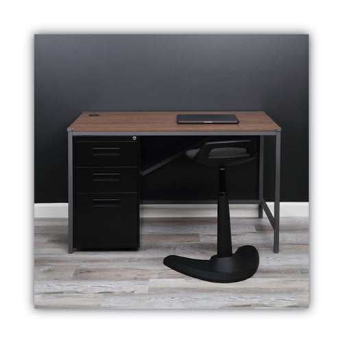Image of Alera® File Pedestal, Left Or Right, 3-Drawers: Box/box/file, Legal/letter, Black, 14.96" X 19.29" X 27.75"