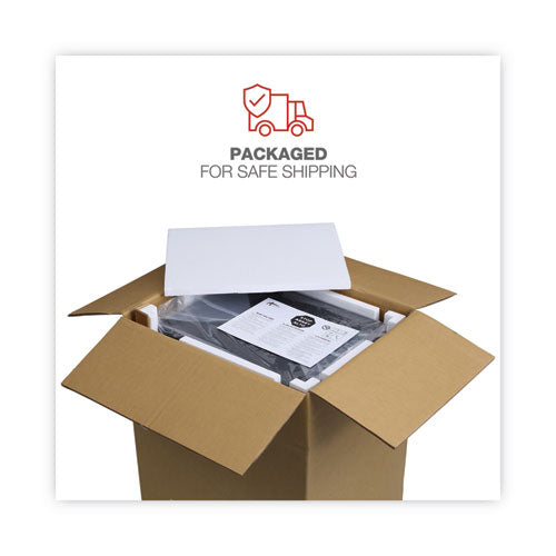 Image of Alera® File Pedestal, Left Or Right, 3-Drawers: Box/box/file, Legal/letter, Light Gray, 14.96" X 19.29" X 27.75"
