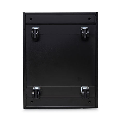 Image of Alera® File Pedestal, Left Or Right, 2-Drawers: Box/file, Legal/letter, Black, 14.96" X 19.29" X 21.65"