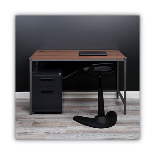 Image of Alera® File Pedestal, Left Or Right, 2-Drawers: Box/file, Legal/letter, Charcoal, 14.96" X 19.29" X 21.65"