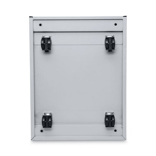 Image of Alera® File Pedestal, Left Or Right, 2-Drawers: Box/file, Legal/letter, Light Gray, 14.96" X 19.29" X 21.65"