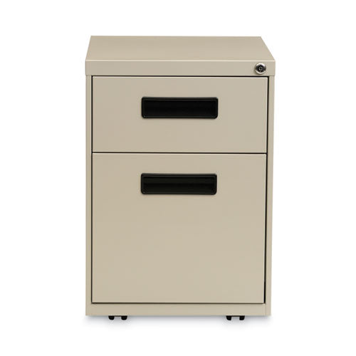 Image of Alera® File Pedestal, Left Or Right, 2-Drawers: Box/file, Legal/letter, Putty, 14.96" X 19.29" X 21.65"