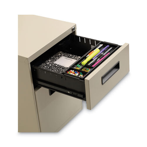 Image of Alera® File Pedestal, Left Or Right, 2-Drawers: Box/file, Legal/letter, Putty, 14.96" X 19.29" X 21.65"