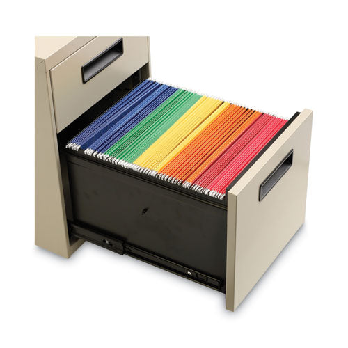 Image of Alera® File Pedestal, Left Or Right, 2-Drawers: Box/file, Legal/letter, Putty, 14.96" X 19.29" X 21.65"