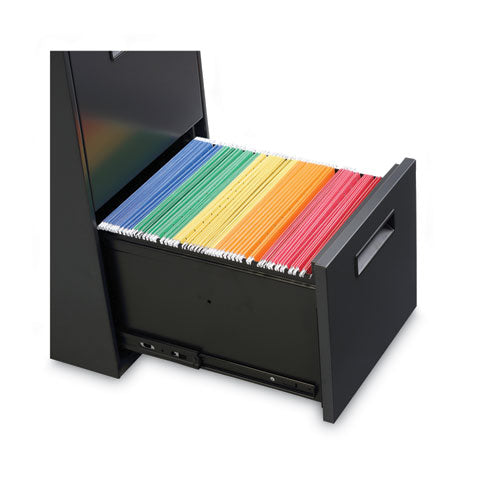 Image of Alera® File Pedestal, Left Or Right, 2 Legal/letter-Size File Drawers, Charcoal, 14.96" X 19.29" X 27.75"