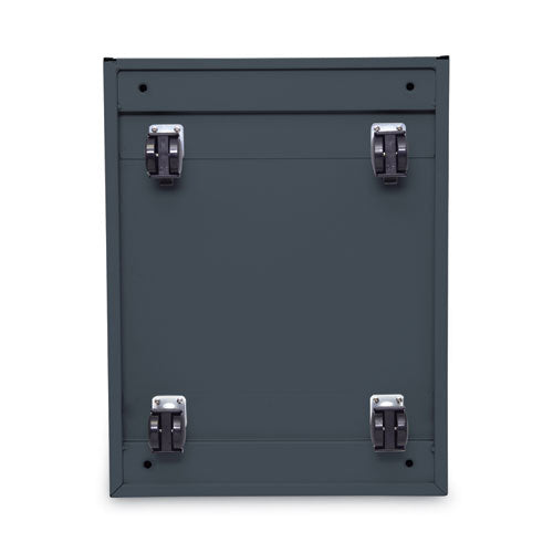 Image of Alera® File Pedestal, Left Or Right, 2 Legal/letter-Size File Drawers, Charcoal, 14.96" X 19.29" X 27.75"