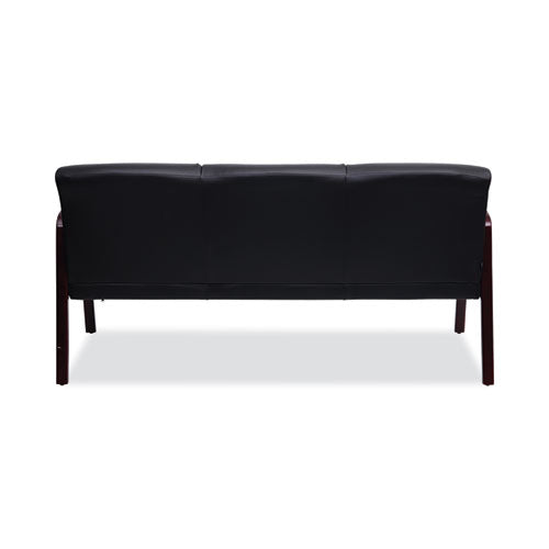 Image of Alera® Alera Reception Lounge WL Series 3-Seat Sofa, 65.13" x 26.13" x 33", Black