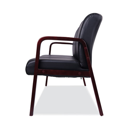 Image of Alera® Alera Reception Lounge WL Series 3-Seat Sofa, 65.13" x 26.13" x 33", Black