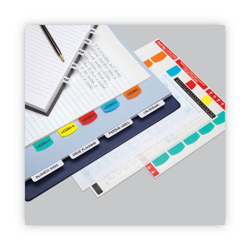 Image of Redi-Tag® Laser Printable Index Tabs, 1/5-Cut, White, 2" Wide, 300/Pack