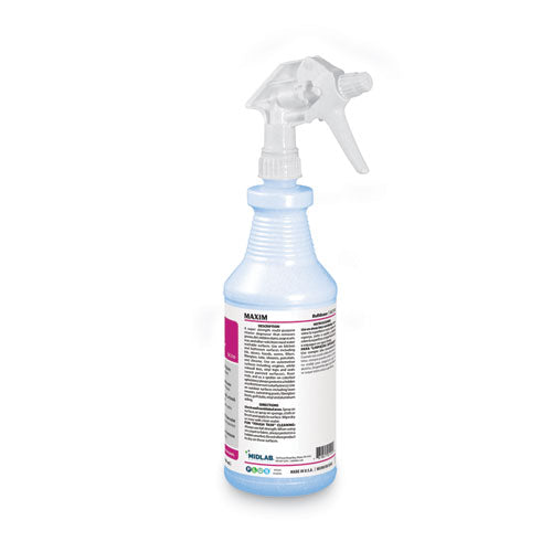 Image of Maxim® Bulldozer Cleaner/Degreaser RTU, Safe-to-Ship, Lemon Scent, 32 oz, 6/Carton