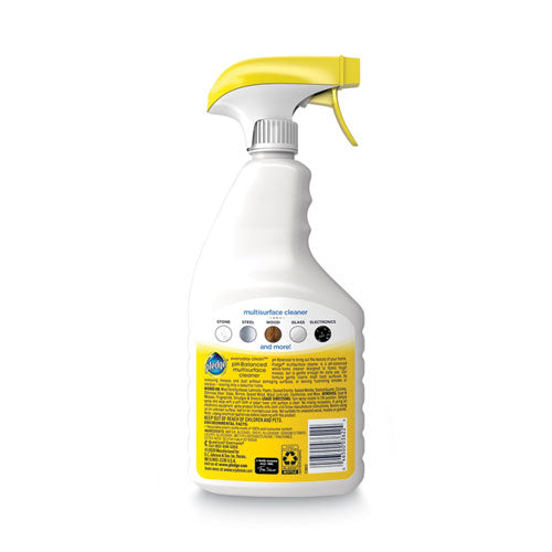 Image of Pledge® pH-Balanced Everyday Clean Multisurface Cleaner, Clean Citrus Scent, 25 oz Trigger Spray Bottle, 6/Carton