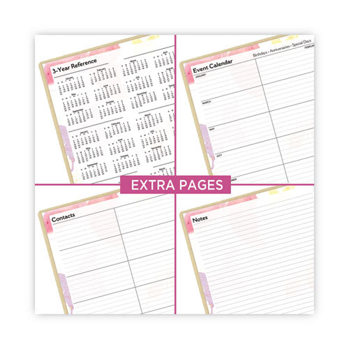 Image of AT-A-GLANCE® Watercolors Weekly/Monthly Planner, Butterflies Artwork, 11 x 8.5, Multicolor Cover, 12-Month (Jan to Dec): 2025