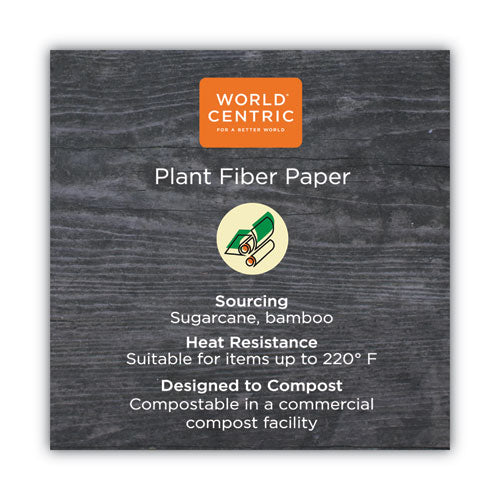 Image of World Centric® No Tree Paper Bowls, 24 oz, 4.4" Diameter x 4.5" h, Natural, Sugarcane, 500/Carton