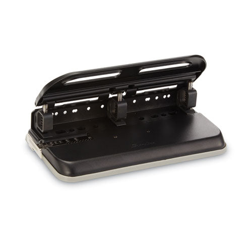 Image of Swingline® 24-Sheet Easy Touch Two- To Seven-Hole Precision-Pin Punch, 9/32" Holes, Black