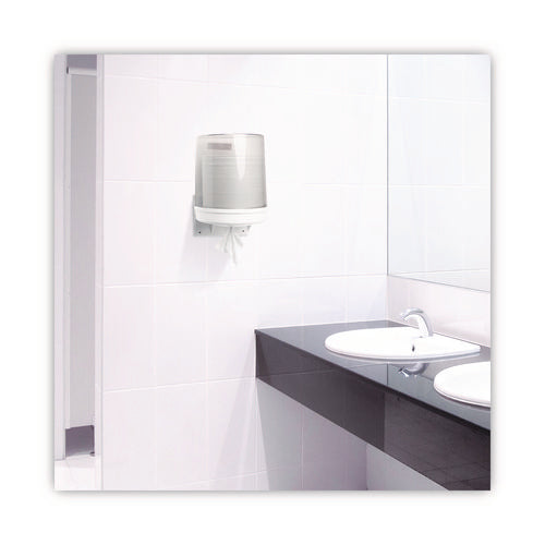 Image of Boardwalk® Center-Pull Roll Towels, 2-Ply, 7.6 x 8.9, White, 600/Roll, 6/Carton