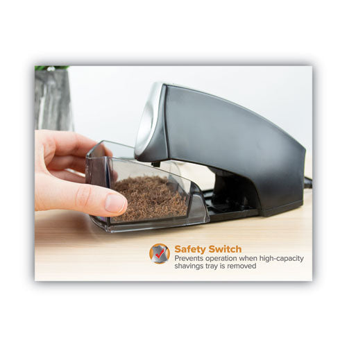 Image of Bostitch® Personal Electric Pencil Sharpener, Ac-Powered, 4.25 X 8.4 X 4, Black