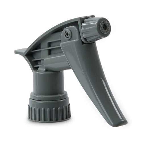 Image of Boardwalk® Chemical-Resistant Trigger Sprayer 320CR, Fits 32 oz Bottles, 9.5" Tube, Gray, 24/Carton