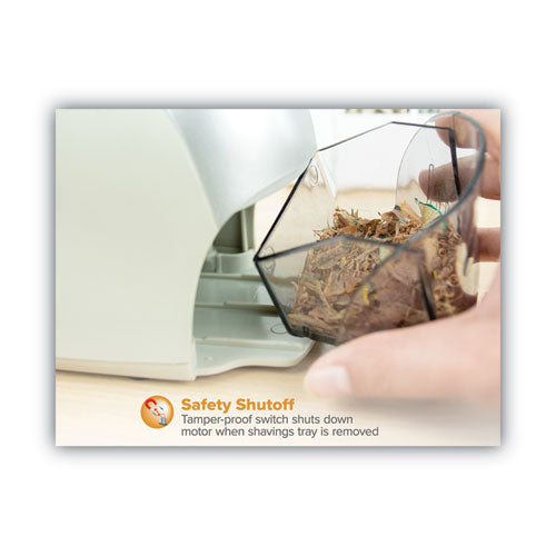 Image of Bostitch® Quietsharp Executive Electric Pencil Sharpener, Ac-Powered, 4 X 7.5 X 5, Gray
