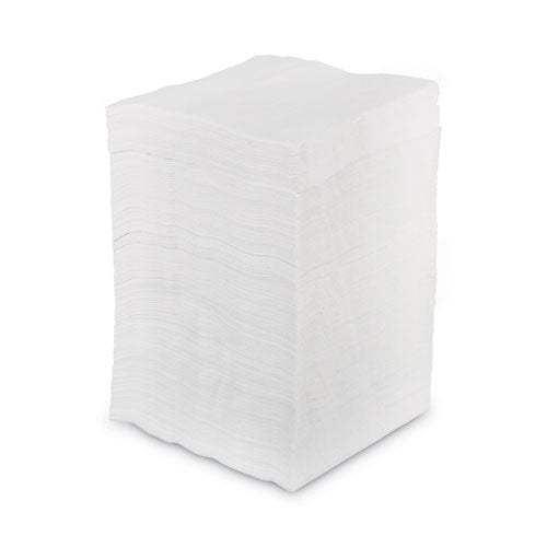 Image of Boardwalk® 1/4-Fold Lunch Napkins, 1-Ply, 11.8" x 11.2", White, 6,000/Carton