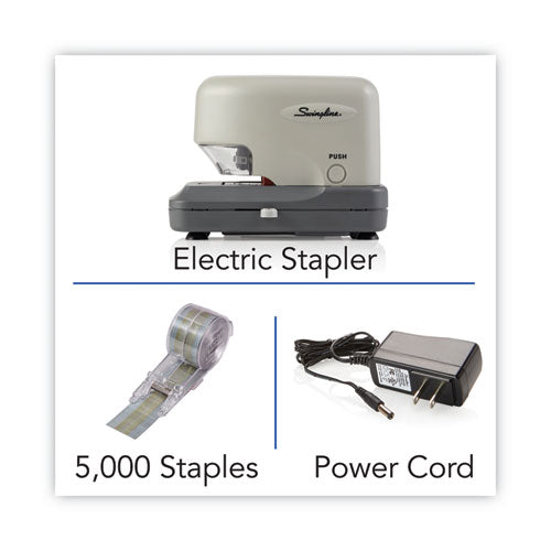 Image of Swingline® High-Volume Electric Stapler, 30-Sheet Capacity, Gray