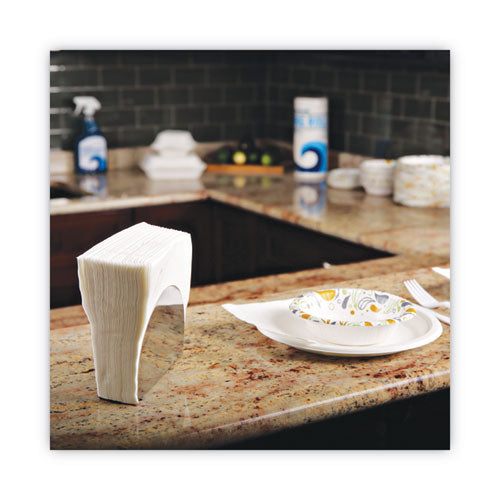 Image of Boardwalk® 1/4-Fold Lunch Napkins, 1-Ply, 11.8" x 11.2", White, 6,000/Carton