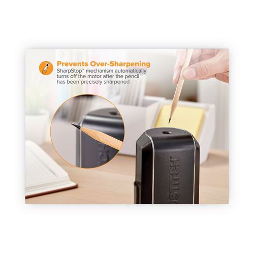 Image of Bostitch® Vertical Electric Pencil Sharpener, Ac-Powered, 4.5 X 3.75 X 5.5, Black