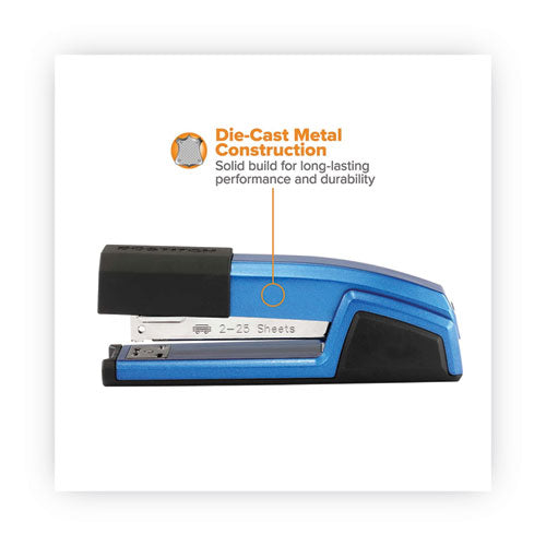 Image of Bostitch® Epic Stapler, 25-Sheet Capacity, Blue
