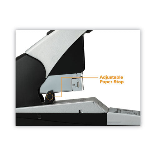 Image of Bostitch® Auto 180 Xtreme Duty Automatic Stapler, 180-Sheet Capacity, Silver/black